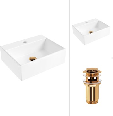 Умывальник Lauter 21344 + клапан 21190G - фото