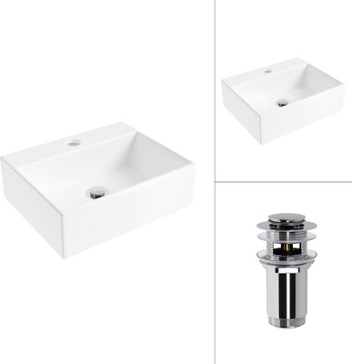 Умывальник Lauter 21344 + клапан 21190CH - фото