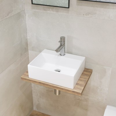 Умывальник Lauter 21344 + клапан 21190W + сифон 21635W