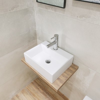 Умывальник Lauter 21344 + клапан 21190W + сифон 21635W