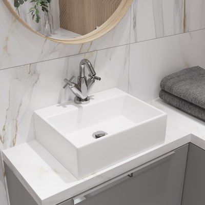 Умывальник Lauter 21344 + клапан 21190W + сифон 21635W