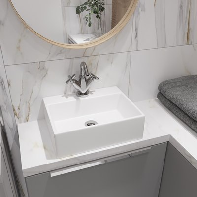 Умывальник Lauter 21344 + клапан 21190W + сифон 21635W