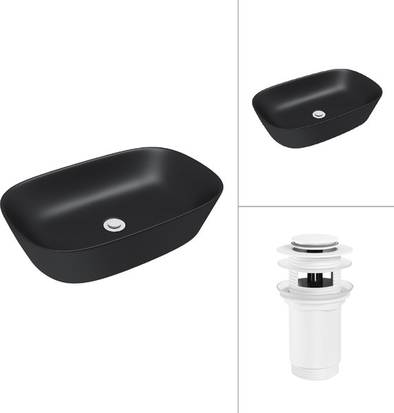 Умывальник Lauter 21393-60A + клапан 21190W - фото