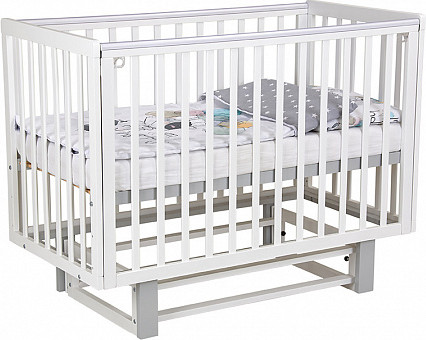 Детская кроватка Polini Kids Simple 341 с маятником / 0003167-16 - фото