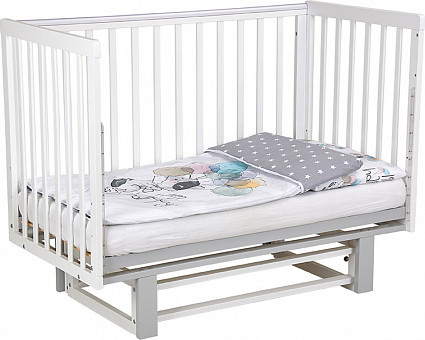 Детская кроватка Polini Kids Simple 341 с маятником / 0003167-16