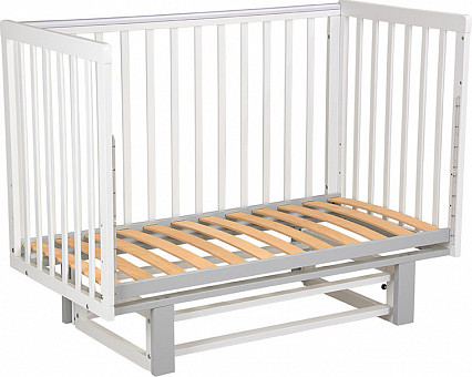 Детская кроватка Polini Kids Simple 341 с маятником / 0003167-16