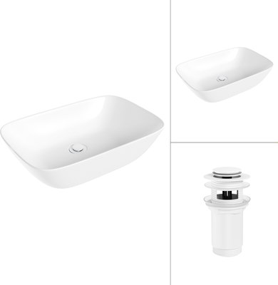 Умывальник Lauter 21454 + клапан 21190W - фото