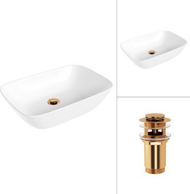 Умывальник Lauter 21454 + клапан 21190G - фото