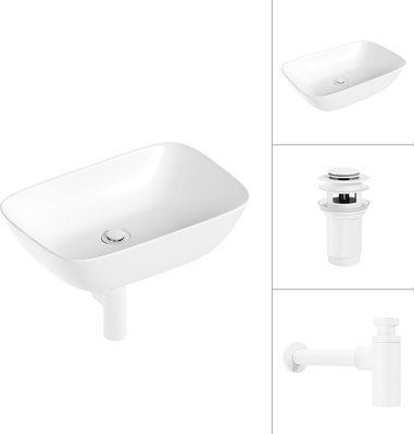 Умывальник Lauter 21454 + клапан 21190W + сифон 21635W - фото