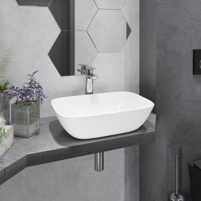 Умывальник Lauter 21454 + клапан 21190W + сифон 21635W