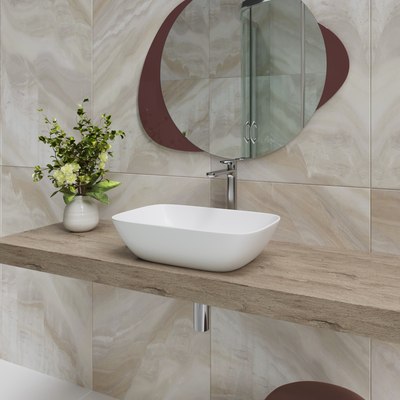 Умывальник Lauter 21454 + клапан 21190W + сифон 21635W