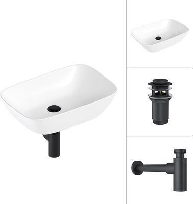 Умывальник Lauter 21454 + клапан 21190B + сифон 21635B - фото