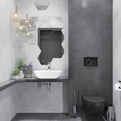 Умывальник Lauter 21454 + клапан 21190B + сифон 21635B