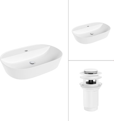 Умывальник Lauter 21460-60 + клапан 21190W - фото