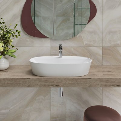 Умывальник Lauter 21460-60 + клапан 21190CH + сифон 21635CH