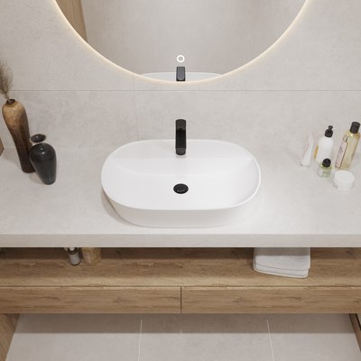 Умывальник Lauter 21460-60 + клапан 21190CH + сифон 21635CH