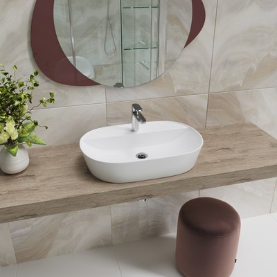 Умывальник Lauter 21460-60 + клапан 21190CH + сифон 21635CH