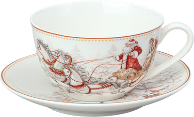 Чашка с блюдцем Lefard Морозко 85-2044 - фото