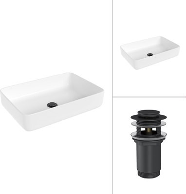 Умывальник Lauter 21487-50 + клапан 21190B - фото