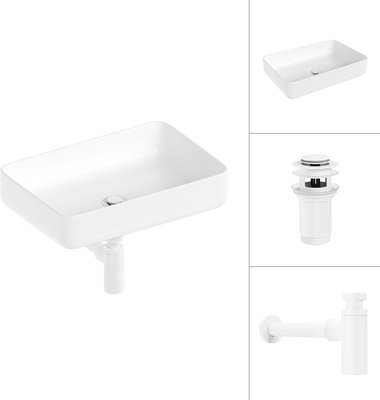 Умывальник Lauter 21487-50 + клапан 21190W + сифон 21635W - фото