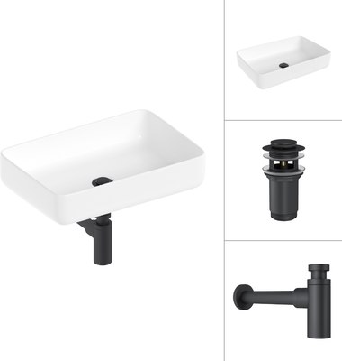 Умывальник Lauter 21487-50 + клапан 21190B + сифон 21635B - фото