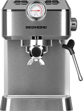 Кофеварка эспрессо Redmond CM711 (сталь) - фото