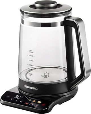 Электрочайник Redmond KG220 (черный/хром)