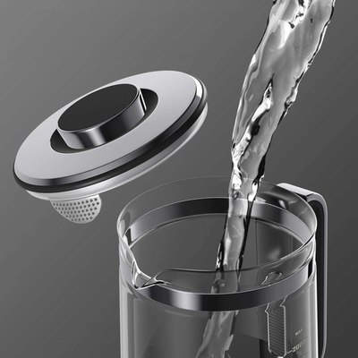 Электрочайник Redmond KG220 (черный/хром)