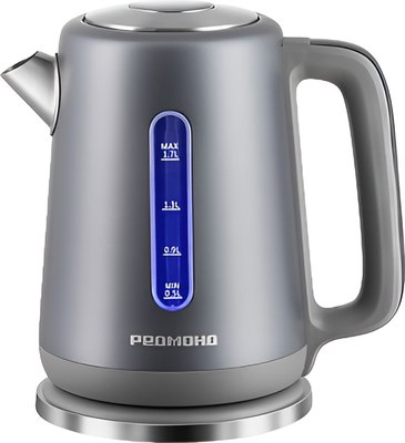 Электрочайник Redmond KM238 (серо-голубой) - фото