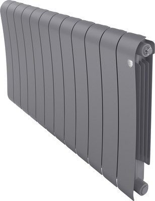 Радиатор биметаллический Royal Thermo Infinity 500 Silver Satin - фото