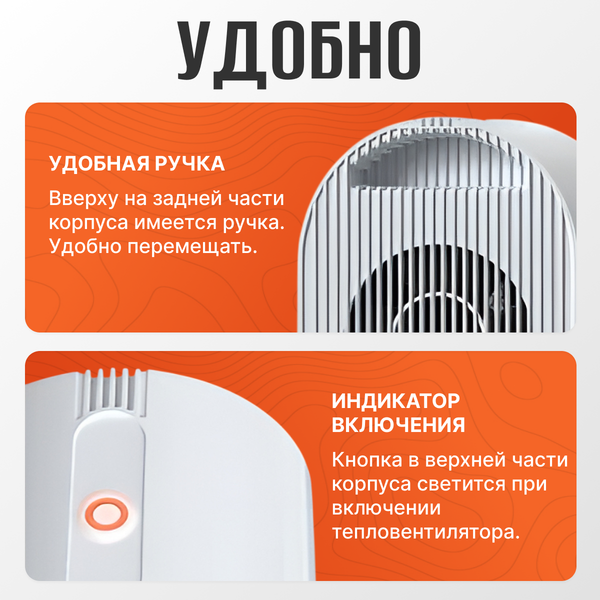 Тепловентилятор Sundays Home TBD0604356401A (белый)