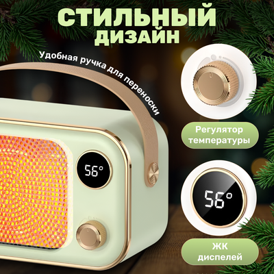 Тепловентилятор Sundays Home TBD0604093001B (мятный)