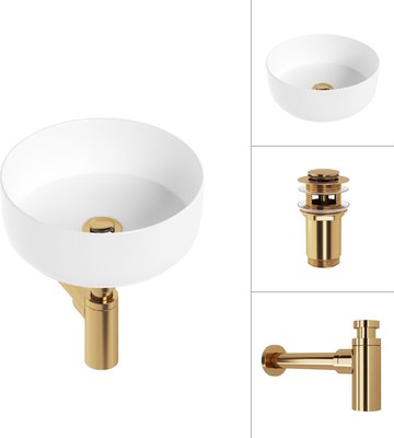 Умывальник Lauter 21499-31 + клапан 21190G + сифон 21635G - фото