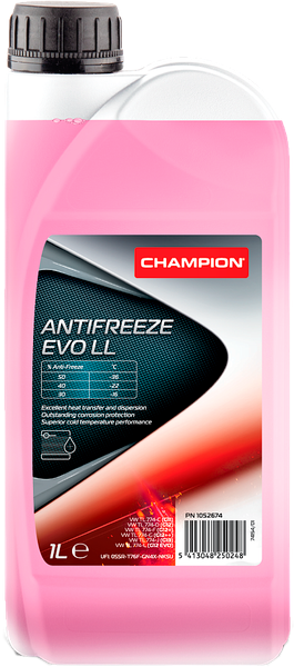 Антифриз Champion AntiFreeze Evo LL Концентрат / 1052674 - фото