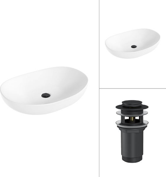 Умывальник Lauter 21502 + клапан 21190B - фото