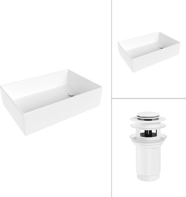 Умывальник Lauter 21518-1 + клапан 21190W - фото