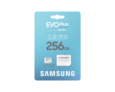 Карта памяти Samsung EVO Plus microSDXC 256GB + адаптер (MB-MC256SA/APC)
