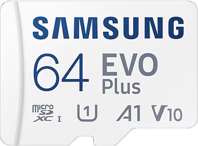 Карта памяти Samsung EVO Plus microSDXC 64GB + адаптер (MB-MC64SA/APC)