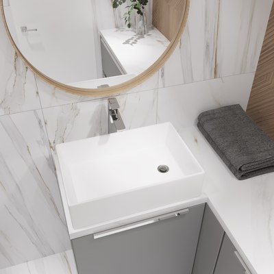 Умывальник Lauter 21518-1 + клапан 21190G + сифон 21635G