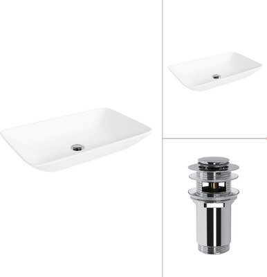 Умывальник Lauter 21540 + клапан 21190CH - фото