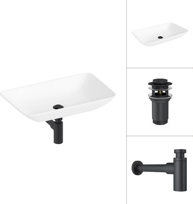 Умывальник Lauter 21540 + клапан 21190B + сифон 21635B - фото