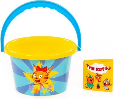 Ведерко для игры в песочнице Полесье Три Кота / 81377