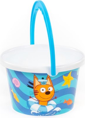 Ведерко для игры в песочнице Полесье Три Кота / 81377