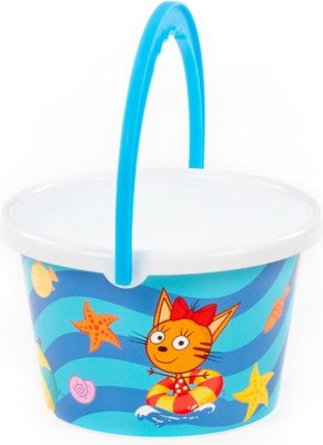 Ведерко для игры в песочнице Полесье Три Кота / 81377