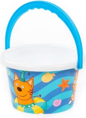 Ведерко для игры в песочнице Полесье Три Кота / 81377