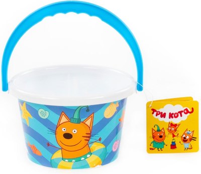 Ведерко для игры в песочнице Полесье Три Кота / 81377