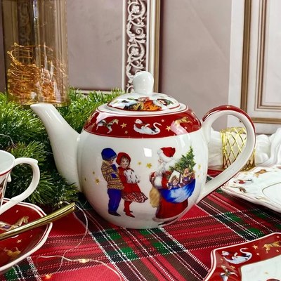 Заварочный чайник Lenardi Новый год 305-203