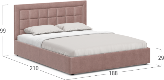 Двуспальная кровать Moon Family 1251 / К005433