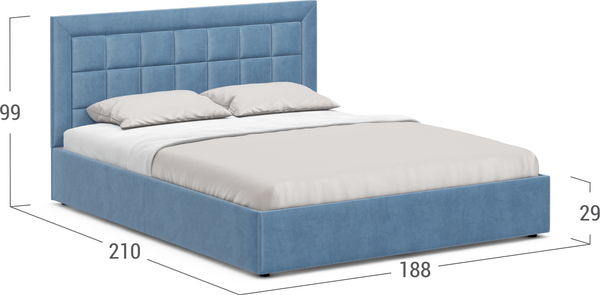 Двуспальная кровать Moon Family 1251 / К005394