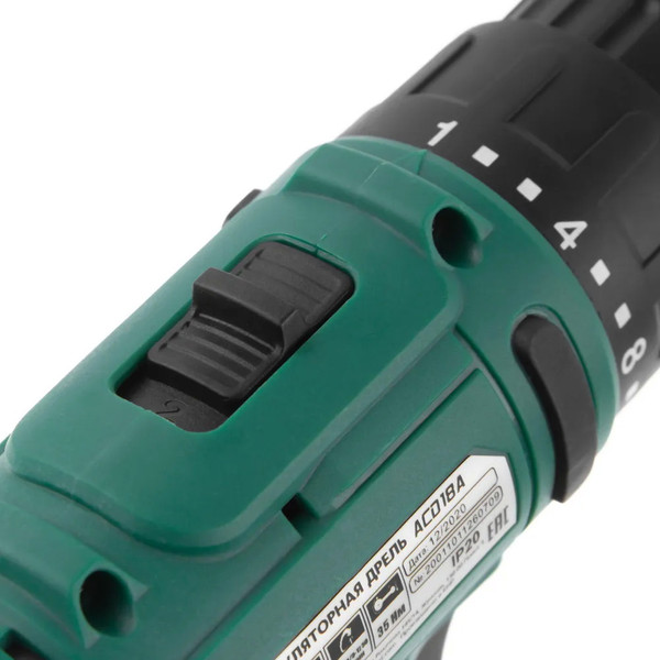 Аккумуляторная дрель-шуруповерт Hammer ACD18A / 735857